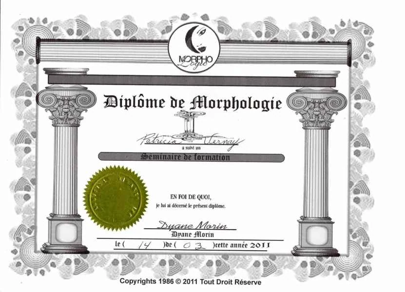 Diplôme de morphologie